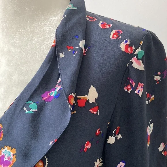 Rebecca Tylor Flower Print Shirt Dress - Picture 7 of 8